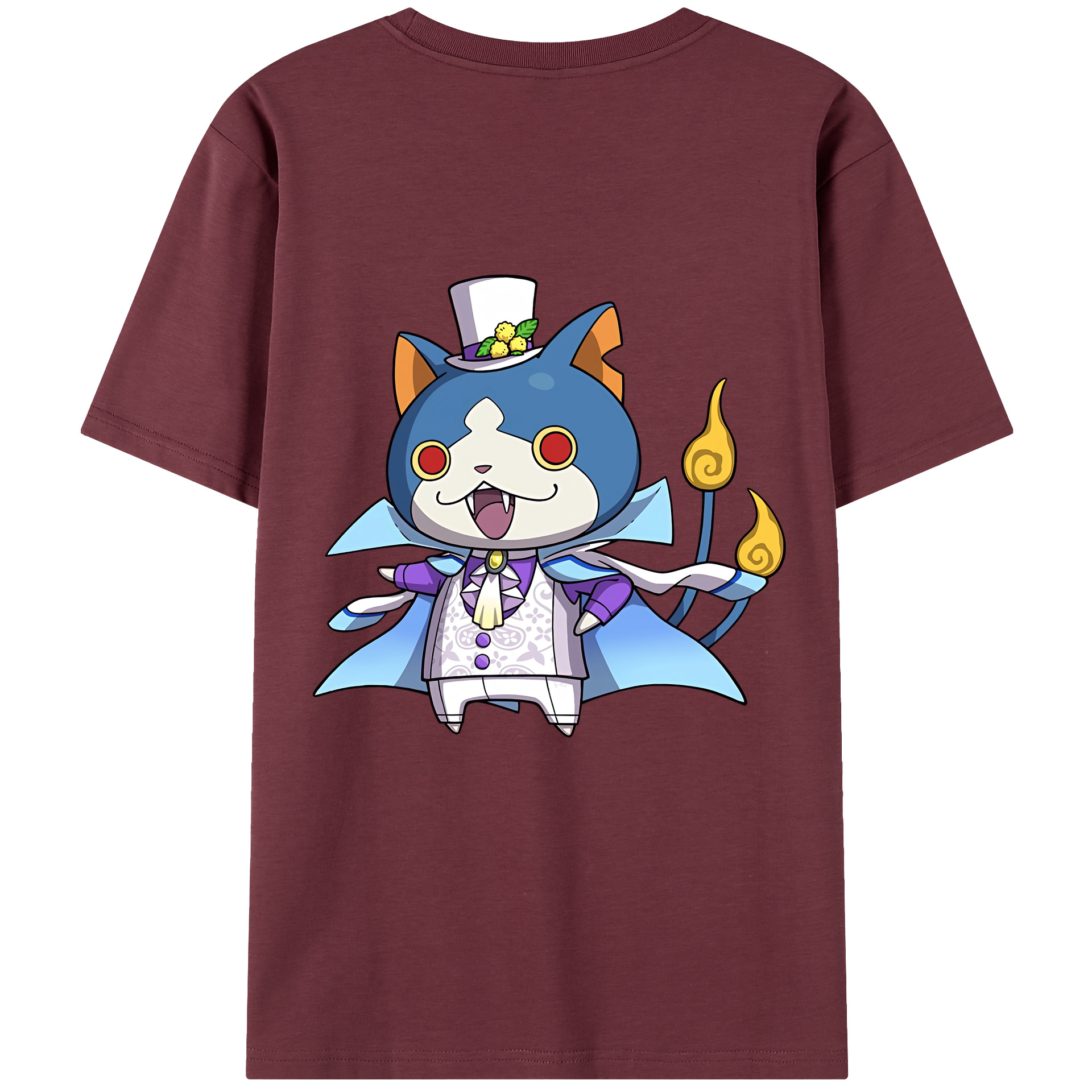 （画像用） 妖怪ウォッチ Yo-kai Watch 綿100％半袖Tシャツ（背面プリント）
